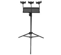 DECORNIJIA Adjustable Height Projector Stand Tripod with Phone Holder Multi-functional Portable Tripod for Live Broadcast Sound Card Selfie Compatible with Smartphones and Projectors