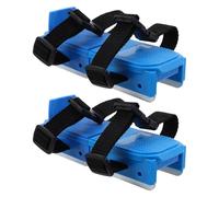 DECORNIJIA Adjustable Ice Skates, Blue Double Blades Ice Skating Trainer Shoes with Support, Outdoor Winter Sports Skating Aid for Boys