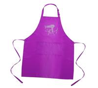 DECORNIJIA Adjustable Neck Strap Barber Apron with Rhinestone Pattern Lightweight Polyester Hair Stylist Apron for Women and Men for Hairdressers Makeup Artists Chefs Stain Resistant