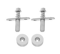 DECORNIJIA Adjustable Pivot Hinge for Bottom 2 Sets Heavy Duty Spring Loaded Door Pivot Shaft for Room Dividers and Home Entryways