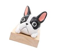 DECORNIJIA Adorable Puppy Door Holder Resin Door Stopper Finger Protection Wood Material Home Decor