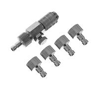 DECORNIJIA Airbrush Adapter Quick Release Connector Metal Fitting with Male Connectors for Air Hose Compatible with Air Compressor Models