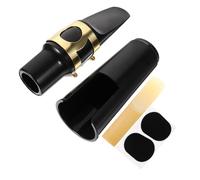 DECORNIJIA Alto Saxophone Mouthpiece Kit with Cap Ligature Reed Pads Lightweight Sax Accessories for Beginners and Professionals