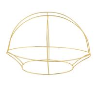 DECORNIJIA Ancient Style Official Hat Frame Simple Metal Chinese Cap Frame Retro Hat Holder for DIY Projects Decorative Metal Cap Support for Stage Props