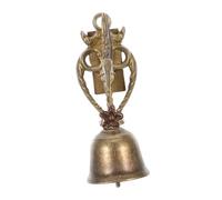 DECORNIJIA Antique Style Animal Doorbell Copper Bell Pendant Decoration with Hummingbird Design Retro Wind Chime for Wall Entryway Porch Easy to Hang with Clear Melodious Sound