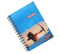 DECORNIJIA Archery Score Book Spiral Bound Blue - Competition Scorecards and Target Practice Journal - Portable Archery Range Notebook for Tournament Tracking and Bow Sight Tuning
