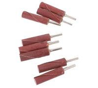 DECORNIJIA Assorted Sanding Drum Flap Wheels with Shank for Die Grinder Rotary Tool Accessories Multi-grit Polishing and Grinding Bits Kit for Surface Conditioning