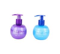 DECORNIJIA Baking Soda Toothpaste 2pcs Dispenser, 200g Blueberry 200g Passion Fruit, Fruity Flavor Dental Care for Teeth Cleaning and Oral Hygiene