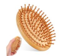 DECORNIJIA Bamboo Scalp Massage Comb for Hair Detangle Brush Natural Bamboo Material for Mens and Womens Hair Care Routine for Scalp Massage and Detangling
