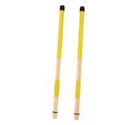 DECORNIJIA Bamboo Stick Drum Brush for Drumset 38Cm Non-Skid Practical Wooden Percussion Sticks with Simple Comfortable Stylish Design for Drummers