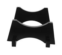 DECORNIJIA Barrel Rack Wood Stand Replacement Dispenser Base for Beer Wine Bottle Lemonade Support Shelf Party Wedding Home