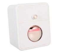 DECORNIJIA Bathroom Storage Tissue Holder Drawer Paper Towel Holder Toilet Paper Dispenser Waterproof Wall - Mounted with Shelf Abs White