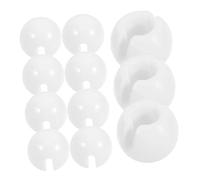 DECORNIJIA Beaded Chain Buckle and Vertical Blind Stopper White Plastic Curtain Beaded Chain Stop with 4mm Hole Diameter Vertical Blinds Accessories for 25pcs Set for Window Treatment