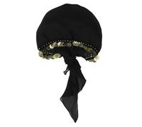 DECORNIJIA Belly Dancer Coin Headpiece Chain Headdress Coins Pendant for Dance Performance Tribal Belly Dance Outfit Accessories