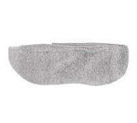 DECORNIJIA Blackout Eye Mask Sleeping Mask with Adjustable Strap and 3D Contoured Design for Travel Flight Meetings No Pressure on Eyes Grey Fleece Sleep Aid