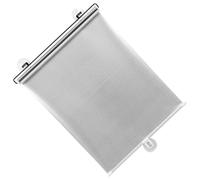 DECORNIJIA Blackout Suction Cup Window Curtain 40x125cm, Multi-function Aluminum Film Sunshade Roller Blind for Home Office Balcony, No Drilling Household Window Cover