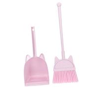 DECORNIJIA Broom and Dustpan for Indoor Sweeping Safe Kindergarten Cleaning with Fine Workmanship Promotes Parent Interaction and Housekeeping Skills Development