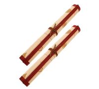 DECORNIJIA Calligraphy Brush Roll Up Wrap and Paint Brush Organizer Holder for Beginner Artists Vintage Handmade Canvas Roll Pen Case with Storage and Protection, for Painting and Writing