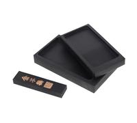 DECORNIJIA Calligraphy Inkstone Set Drawing Chinese Ink Stick Chinese Inkstone Creative Calligraphy Ink Block Graphite