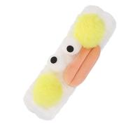 DECORNIJIA Cartoon Plush Face Washing Headband for Women and Girls, Cute White Spa Skincare Makeup Hair Band, Soft Cartoon Hair Accessories for Teen Girls