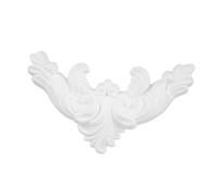 DECORNIJIA Carved Onlay Applique Decoration for Cabinets Doors Furniture Elegant Corner Decal Embellishments for Living and Bedroom Indoor Ornaments Practical PU French Style