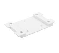DECORNIJIA CD Player White Sl esign Wall Mount Bracket Metal Fixed Backplate with Stable Support and Wide Compatibility to Secure Audio Devices and Save Space for Home and Office Use