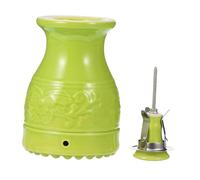 DECORNIJIA Ceramic Moxibustion Pot Moxa Box with Double Insulation Portable Lightweight Moxa Cup for Traditional Chinese Therapy and Comfortable Handheld Use Health Travel and Home