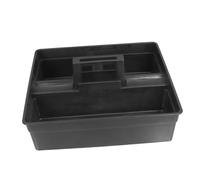 DECORNIJIA Cleaning Basket Plastic Housekeeping Caddy Organizer for Tools Supplies Portable Storage Handle for Hotel Maid Service Use