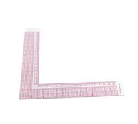 DECORNIJIA Clear Multifunctional Sewing Ruler Tailor Craft Tool Lightweight Square with High Precision Measuring Scale for Drawing and Grading Patterns
