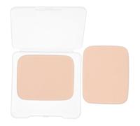 DECORNIJIA Compact Sponge Puff and Makeup Powder Puff 2pcs with Travel Case Wet and Dry Dual-use for Foundation and Cream Application, Skin Tone E1002, Suitable for On-the-go Makeup