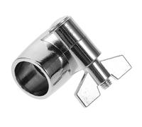 DECORNIJIA Cowbell Clamp Bracket for Drum Kit Mount Holder with Smooth Polished Surface Cowbell Fixing Clip Compatible with Drum Hoop for Musicians and Performers