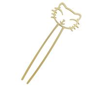DECORNIJIA Cute Cat Design Hair Stick Hair Chopsticks for Women Lightweight Bun Fork for Everyday Special Occasions for Prom Weddings and Parties
