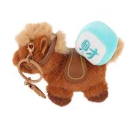 DECORNIJIA Cute Plush Horse Phone Charm Stuffed Toy Keychain Mascot Hanging Decor for Party