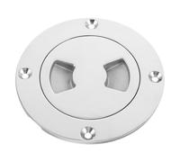 DECORNIJIA Deck Inspection Hatch Cover Marine Access Hatch round 316 Stainless Steel with Easy to Clean Surface Marine Durability for Yacht and Boat Rough Seas Use