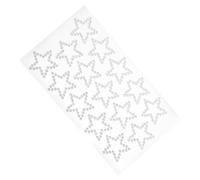 DECORNIJIA Diamond Butterfly Face Gems Stickers Sheet, Self Adhesive Glitter Rhinestone Decals Hollow Star Design, Face and Eye Makeup Jewels for Festival and Party Decoration