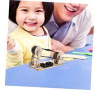 DECORNIJIA DIY Wooden Belt Science Kit for Safe Stem Physics Experiments Building for Elementary Students Assembly for Home and School Learning