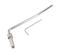 DECORNIJIA Double Tremolo Arm for Electric Guitar Chrome Bar Replacement Rust Resistant and Wear Resistant Smooth Installation Suitable for Tremolo Bridge Practical Guitar Accessory