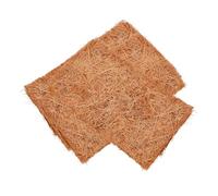 DECORNIJIA Dual-sided Loofah Dish Towels 3pcs Set, Reusable Kitchen Cloths with Brown Scrub Side for Oil Removal, Multi-purpose Cleaning Cloths for Washing Dishes and Cups