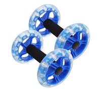 DECORNIJIA Dual-wheel Fitness Roller for Tummy Shaping and Strengthening Stable Non-slip Handles Lightweight Abdominal Exercise Device for Men and Women Portable Gym Equipment for Calorie