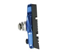 DECORNIJIA Durable V Bike Brake Pads with Shims and Nuts Hard Wearing Rubber and Aluminum Alloy No Noise No Skid Left Right Pads for Road and Mountain Bikes Sand Protection and Strong