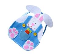 DECORNIJIA Easter Candy Bag Cloth Bunny Shape Bag Cartoon Lovely Storage Pouch Easy Carrying Light Weight for Easter Party Decoration
