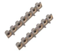 DECORNIJIA Electronic Piano Conductive Silicone Adhesive 7-Key Replacement Repair Kit with High Resilience Sturdy Key Contact Strip for Digital Keyboard Maintenance and Organ Contact Pad