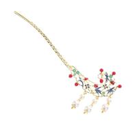 DECORNIJIA Elegant Retro Hair Chopsticks with Tassels and Pearls Durable Chinese Hanfu Headpiece for Updo Secure Vintage Hair Sticks for Buns for Events and Daily Wear