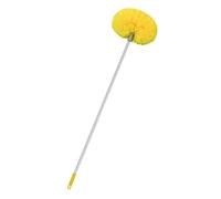 DECORNIJIA Extendable Ceiling Duster with Flexible Head for High Ceilings and Fans Lightweight Web Brush for Cobweb Removal Ergonomic Handle Cleaning Tool for Home Use