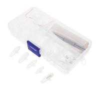 DECORNIJIA Eyeglasses Repair Kit Styles Soft Silicone Nose Pads for Glasses Screw-in Replacement Pads for Eyeglasses Bridge Slip Air Chamber Design Tools and Ear Hooks