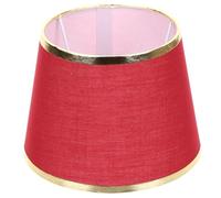 DECORNIJIA Fabric Floor Lamp Shade Replacement Handmade Wine Red Lampshade Decorative Soft Light Cover for Living Bedroom Hotel Restaurant Easy Install Vintage Style