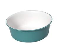 DECORNIJIA Face Cleansing Wash Basin Large Plastic Thickened Wash Bowl Dual Color Green White for Bathroom Foot Soak Salon Spa Use