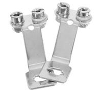 DECORNIJIA Fencing Foil Sword Holder 2Pcs Wall Mounts Replacement Sword Wall Mount Hook Suitable for Foil, Sabre, and Épée Training