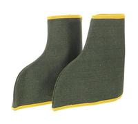 DECORNIJIA Fire Resistant Welding Spat Gaiters with Design Lightweight Full Coverage Boot Protectors for Men and Women Heat and Impact Resistant Welder Shoe Covers in Dark Green