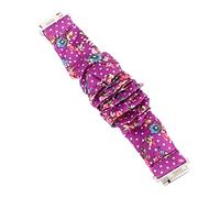 DECORNIJIA Floral Printed Elastic Watch Band Replacement Strap for Wristwatch Comfortable Flexible Design for Daily Wear and Various Occasions